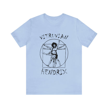 Vitruvian Hendrix Shirt, Jimi Hendrix Merch, Hendrix Shirt, Band of Gypsies Shirt, Guitar Lover Shirt, Music Lover Shirt, Classic Rock Shirt