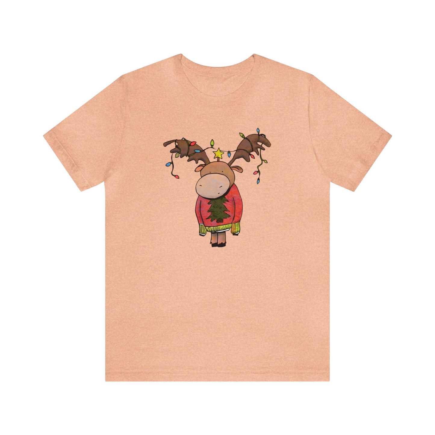 Christmas Moose, Moose Shirt, Christmas Shirt, Xmas Shirt, Holiday Shirt, Merry Shirt, Festive Shirt, Merry Christmas T, Winter Tee, Holiday