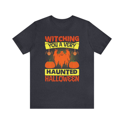 Witching You A Very Haunted Halloween Shirt, Halloween Shirt, Halloween Ghost Shirt, Halloween Costume Shirt, Spooky Shirt, Halloween Lover