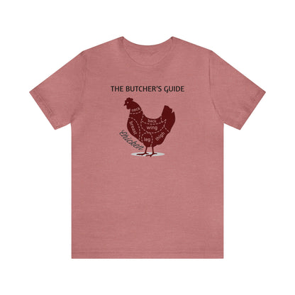 The Butcher's Guide Cuts Of Chicken Shirt, Thanksgiving Shirt, Thanksgiving Gift, Fall Chicken Shirt, Chicken Cuts Shirt, Chicken Chef Shirt