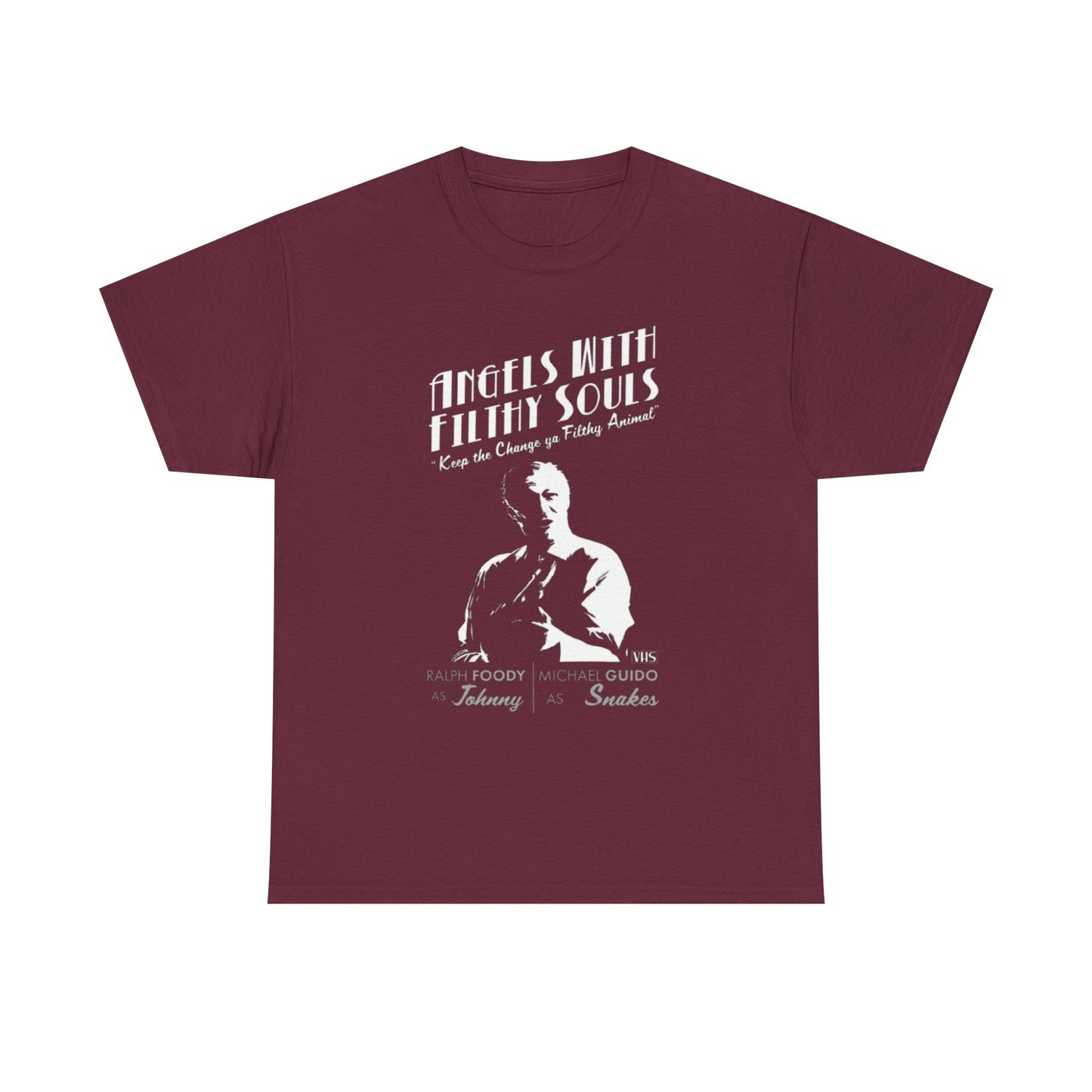 Angels With Filthy Souls Vintage Movie Tee — 'Keep on Clappin' Johnny' Graphic Shirt