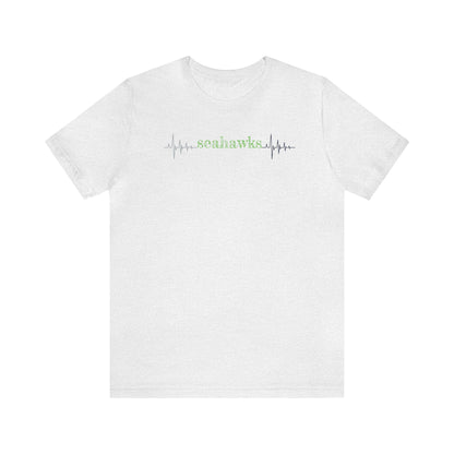 Heartbeat Seattle Seahawks Shirt, Football Shirt, Heartbeat Sports Shirt, Seattle Football, Football Tee, Heartbeat Shirt, Seahawks Shirt