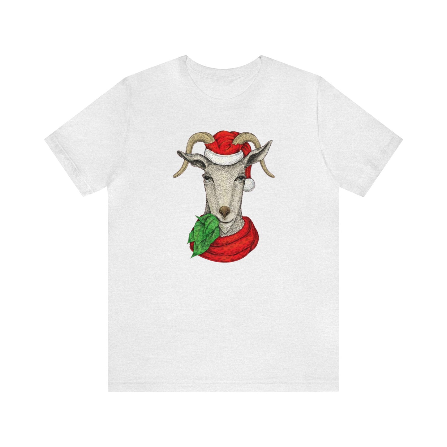 Goat Santa Shirt, Santa Claus Shirt, Christmas Shirt, Xmas Shirt, Holiday Shirt, Merry Shirt, Festive Shirt, Merry Christmas Tee, Goat Lover