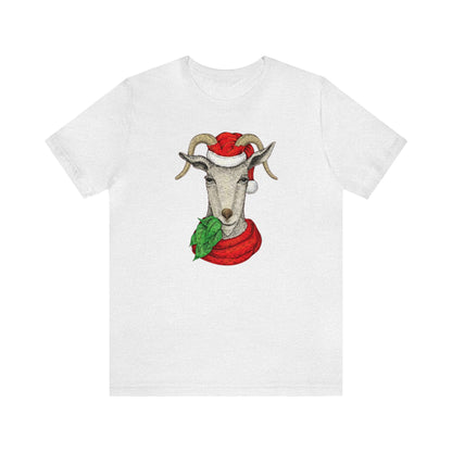 Goat Santa Shirt, Santa Claus Shirt, Christmas Shirt, Xmas Shirt, Holiday Shirt, Merry Shirt, Festive Shirt, Merry Christmas Tee, Goat Lover