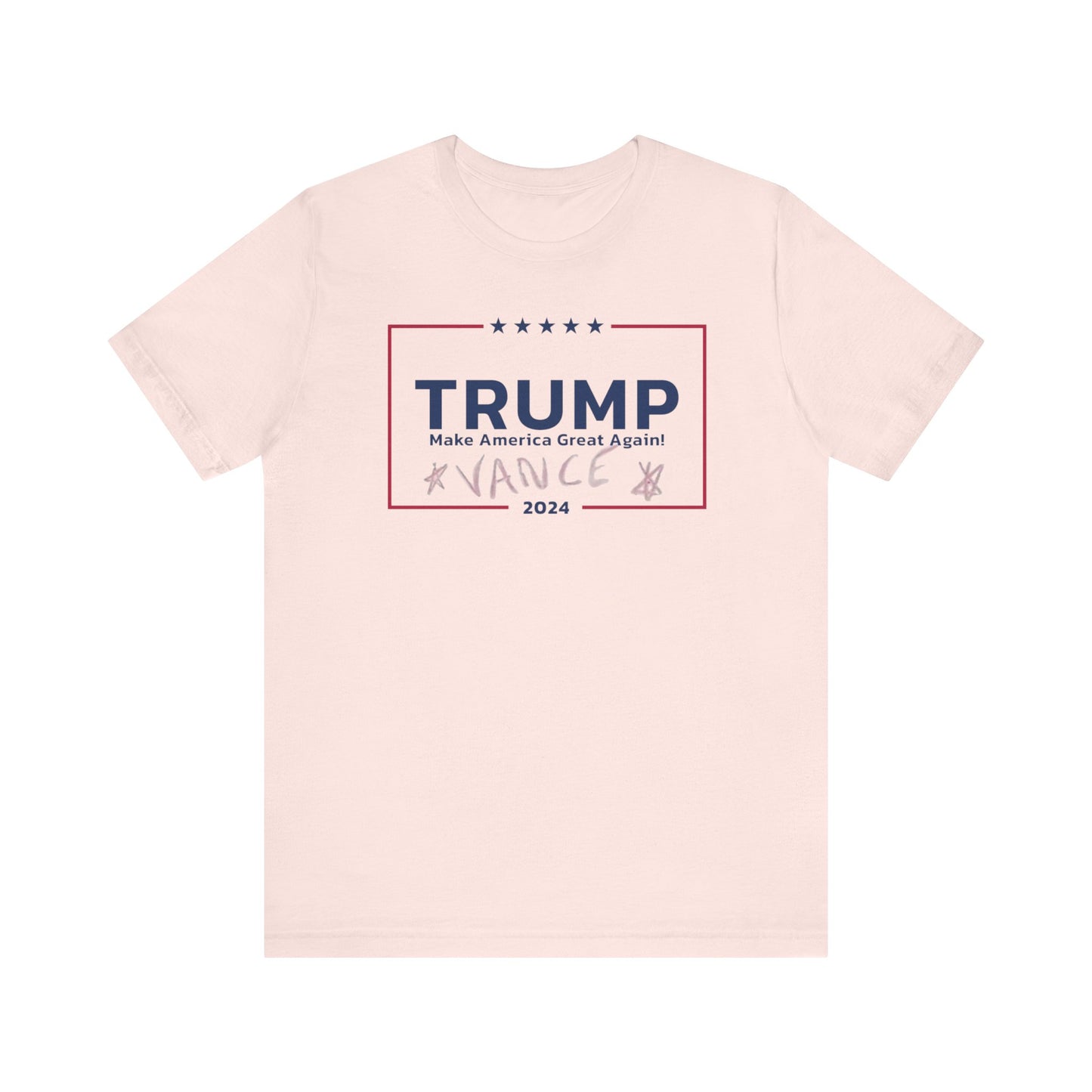 Trump Vance 2024 T Shirt, Vance Drawn with Lipstick, RNC Convention sign, Freedom Shirt, President Shirt, American Shirt, Voting Shirt, MAGA, Trump Election Tee, Donald Trump,