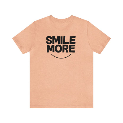 Smile More Shirt, Awesome T Shirt, Teacher Shirt, Motivational, Counselor Shirt, Teacher Tee, Back to School, Positive Tee, Be Happy, Smile