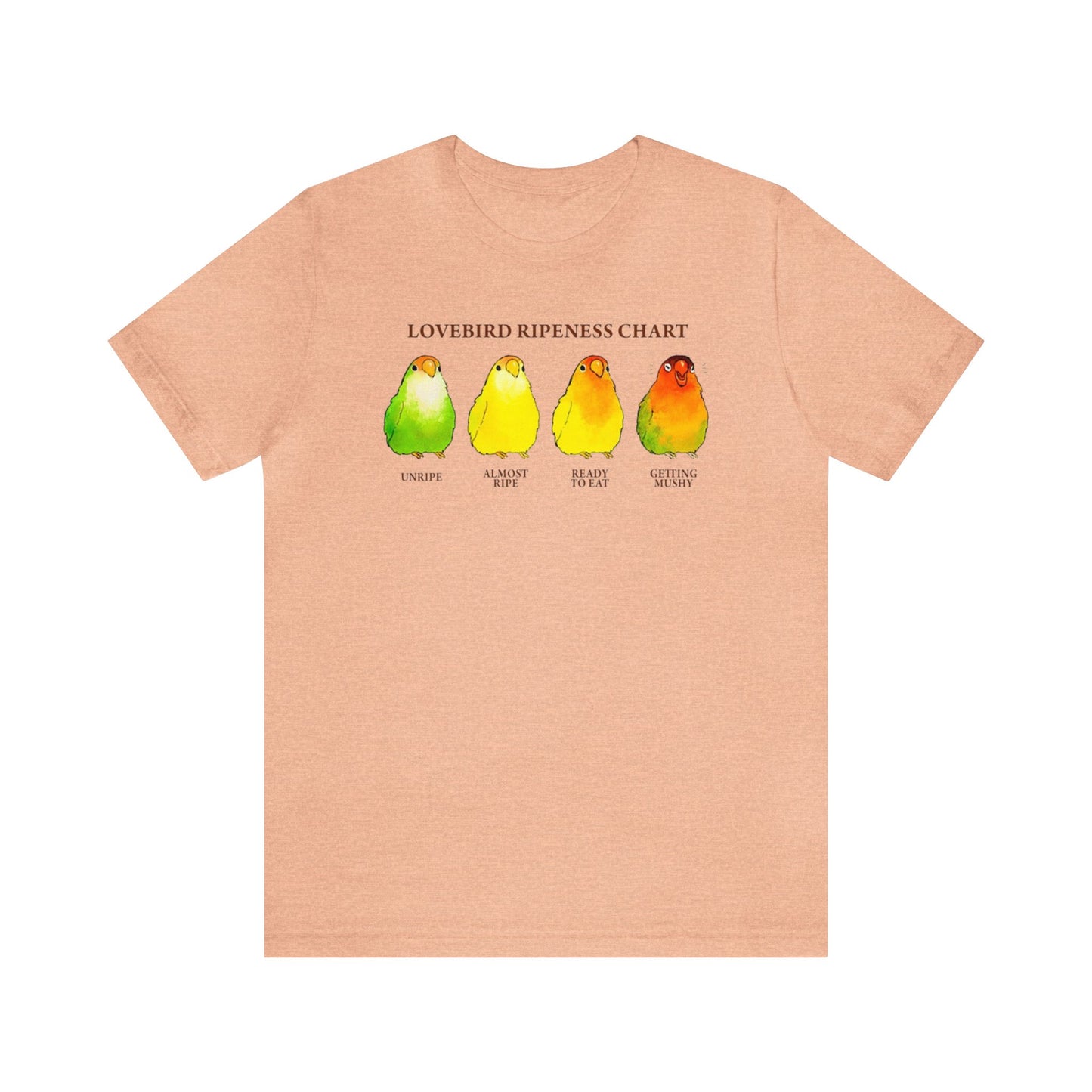 Lovebird Ripeness Chart Shirt, Lovebird Shirt, Love Birds Love Birds, Fischers Lovebirds Shirt, Funny Mango Ripeness Chart, A Lovebird Tee