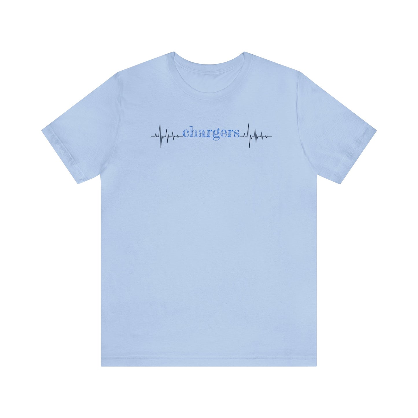 Heartbeat LA Chargers Shirt, Football Shirt, Heartbeat Sports Shirt, Los Angeles Football, Football Tee, Heartbeat Shirt, Chargers Shirt