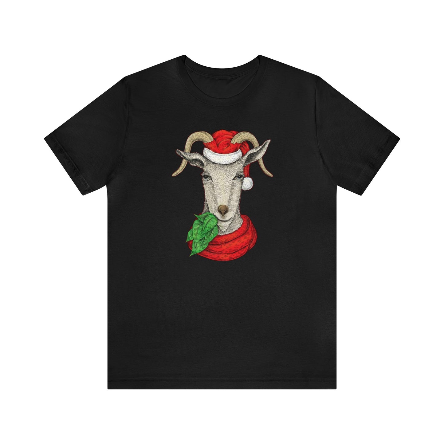 Goat Santa Shirt, Santa Claus Shirt, Christmas Shirt, Xmas Shirt, Holiday Shirt, Merry Shirt, Festive Shirt, Merry Christmas Tee, Goat Lover