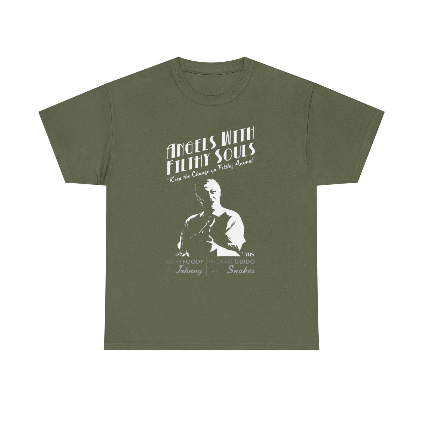 Angels With Filthy Souls Vintage Movie Tee — 'Keep on Clappin' Johnny' Graphic Shirt