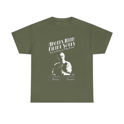 Angels With Filthy Souls Vintage Movie Tee — 'Keep on Clappin' Johnny' Graphic Shirt