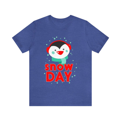 Snow Day Shirt, Penguin Shirt, No School Shirt, Christmas Shirt, Holiday Shirt, Merry Shirt, Festive Shirt, Christmas Gift, Winter Tee