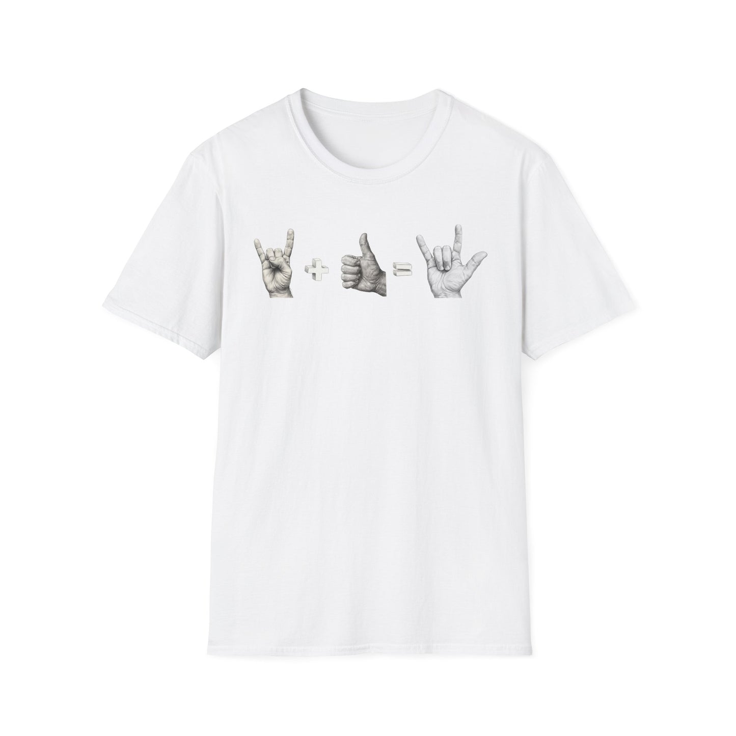 God's Love Equation - ASL Love Equation T-Shirt — Hand Sign Language Graphic Tee