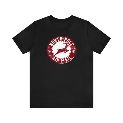 North Pole Air Mail Shirt, Reindeer shirt, Christmas Shirt, Xmas Shirt, Holiday Shirt, Merry Shirt, Festive Shirt, Merry Christmas Tee, Deer