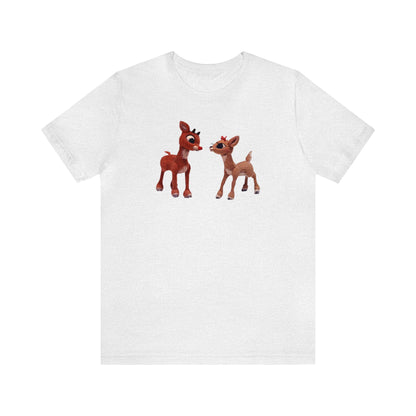 Rudolph and Clarice Shirt, Reindeer Shirt, Christmas Shirt, Xmas Shirt, Holiday Shirt, Merry Shirt, Festive Shirt, Merry Christmas Tee