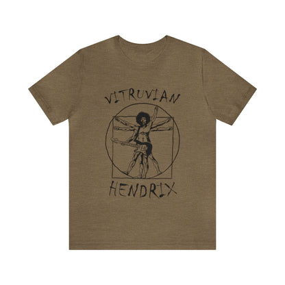 Vitruvian Hendrix Shirt, Jimi Hendrix Merch, Hendrix Shirt, Band of Gypsies Shirt, Guitar Lover Shirt, Music Lover Shirt, Classic Rock Shirt