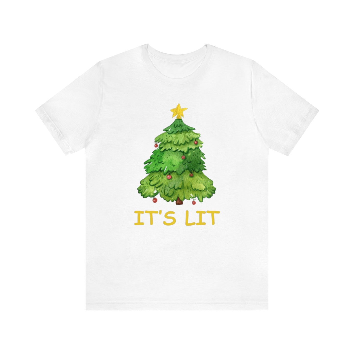 It's Lit Shirt, Christmas Tree Shirt, Christmas Shirt, Xmas Shirt, Holiday Shirt, Merry Shirt, Festive Shirt, Merry Christmas Tee, Tree Tee