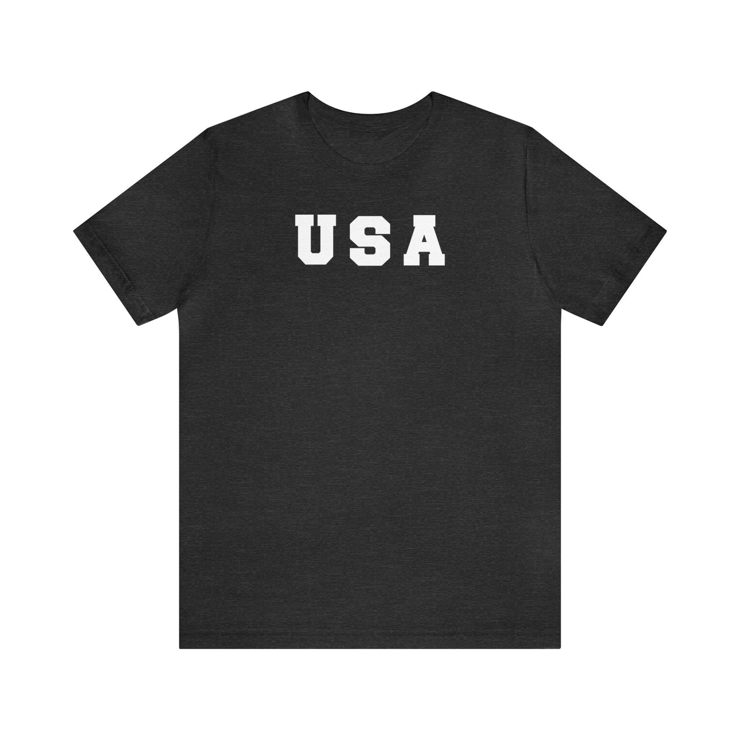 USA Shirt, 4th of July Shirt, Patriotic Shirt, Freedom Shirt, United States Shirt, American Flag Shirt, White Letter USA, America Shirt