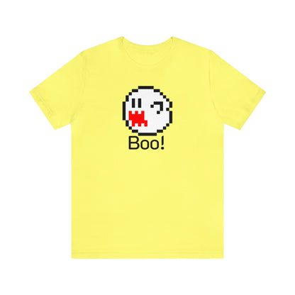 Boo! Halloween Shirt, Video Game Halloween Shirt, Gamer Halloween Tee, 8-Bit, Halloween Costume Shirt, Funny Halloween Shirt, Mario Bros Tee